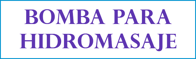 BOMBA PARA HIDROMASAJE