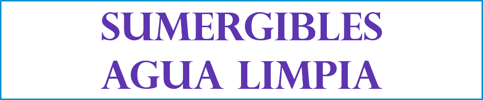 SUMERGIBLES AGUA LIMPIA
